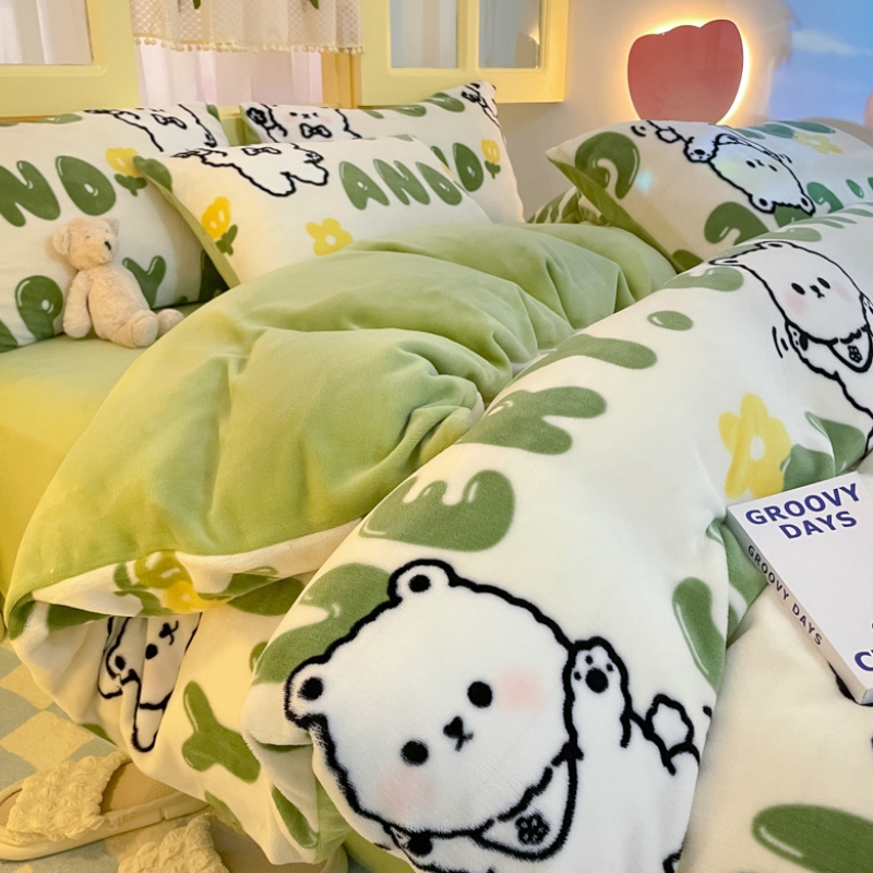 【A类母婴级】牛奶绒被套单件