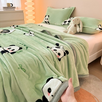 【A类母婴可用】双面牛奶绒毛毯