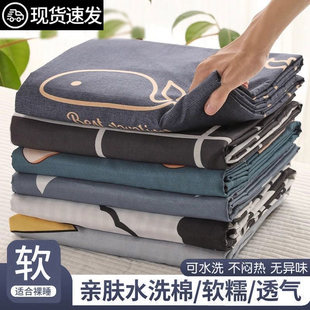 床笠单件四季通用宿舍儿童床套罩180x200床垫套保护罩非全棉纯棉3
