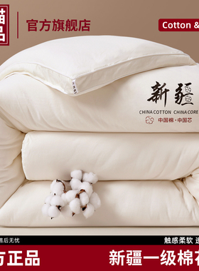 新疆棉花被冬季被子加厚保暖冬天200x230cm棉被芯秋冬被四季通用