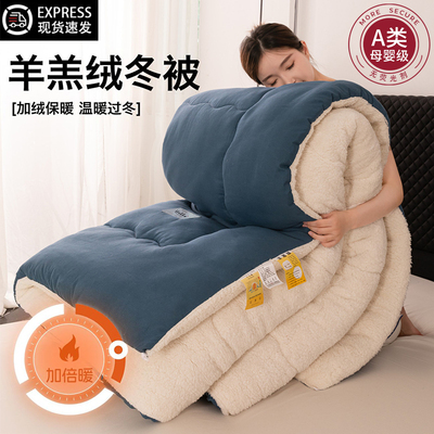 【加厚10斤!】A级羊羔绒毛毯冬被