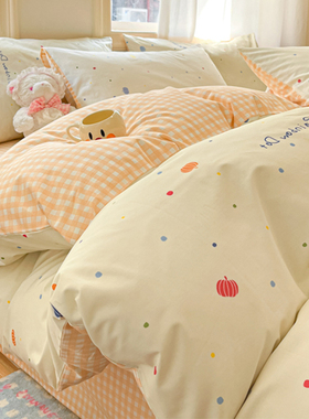 全棉被套单件100纯棉被罩150x200x230宿舍单人学生褥子套四季通用