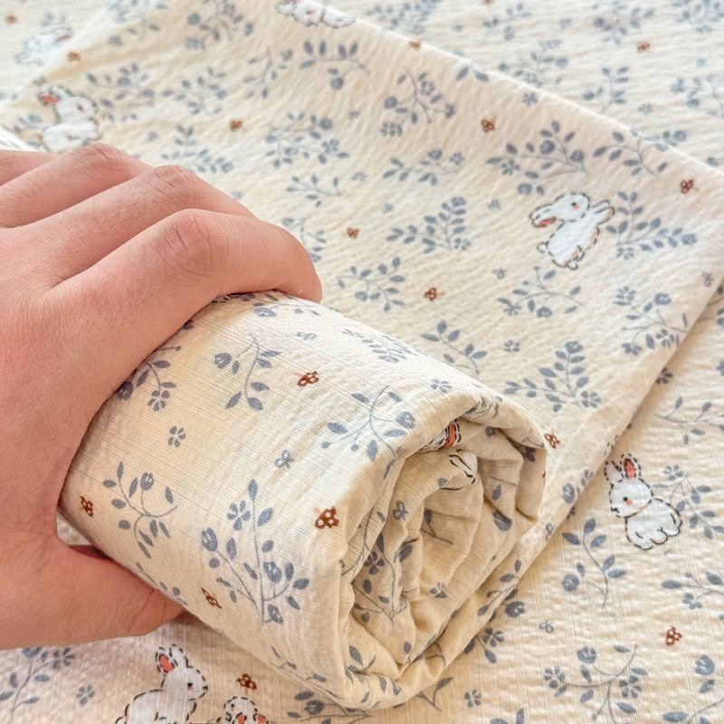 a类母婴级双层纱床笠罩单件加厚床套罩床垫套保护罩非全棉纯棉冬3,床上用品,床笠,淘宝优惠券,粉丝福利购,淘宝优惠卷