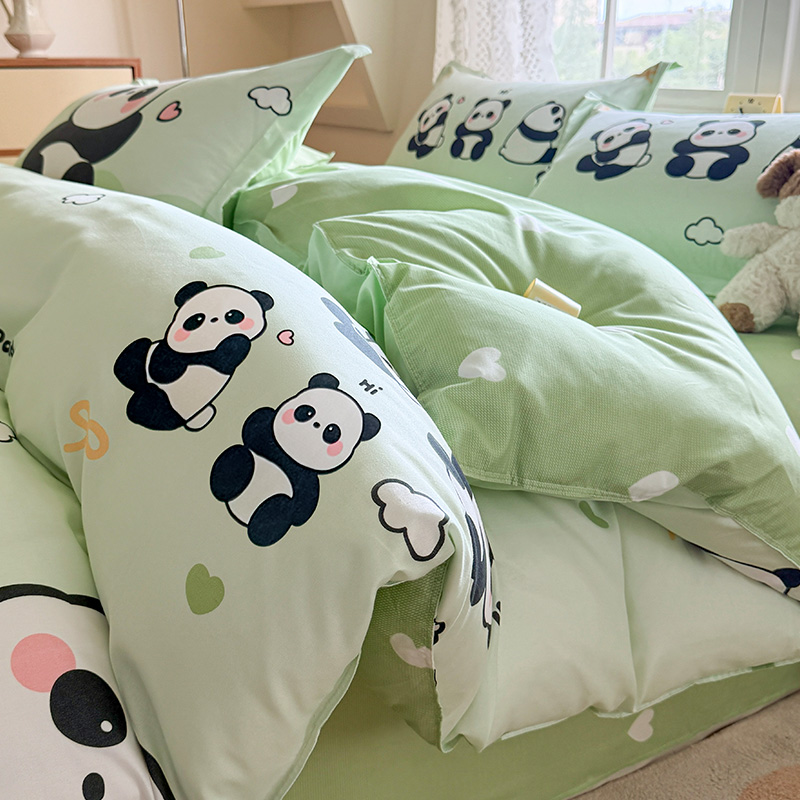 【A级母婴可用】水洗棉四件套