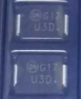 超快速恢复二极管3A200V MURS320T3G SMC 丝印U3D
