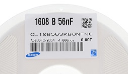贴片电容 0805 563K 50V 0805 56NF 一盘4000个 一盘70元