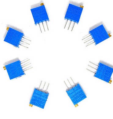 296W-102 1K 顶调 多圈精密可调电阻/电位器 3296电位器 W102