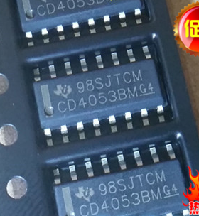 全新 CD4053 CD4053BM HCF4053BT 贴片SOP-16 三组二路模拟开关