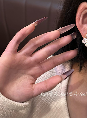 YOMI轻奢方块锆石珍珠耳钉女2026新款高级感精致耳环小众独特耳饰