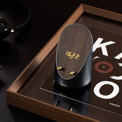 KAWOO开物灵犀逐电感应音箱15w无线充创意闹钟低音炮蓝牙小音响