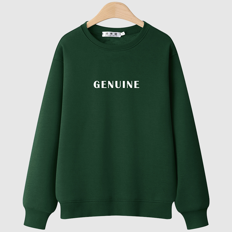 正肩春秋卫衣女士圆领2025新款无帽加绒秋冬大码薄款超火减龄长袖