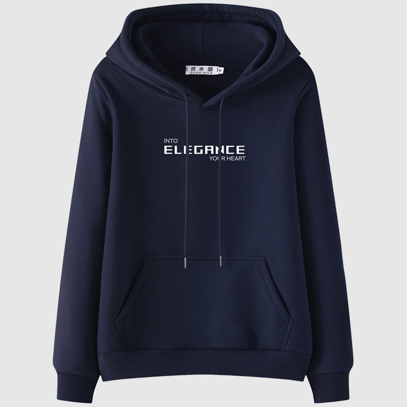 正肩春秋卫衣女2025新款连帽秋冬加绒藏蓝百搭小个子大码薄款外套