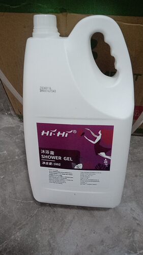 HIHI宾馆酒店一次性用品洗发液沐浴露美容院浴场桶装洗沐5L*4瓶