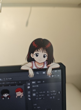 赤木晴子灌篮高手动漫周边二次元卡通人物可爱家居好物夹子摆件