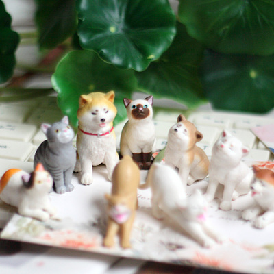 epoch迷你动物公仔模型摆件扭蛋