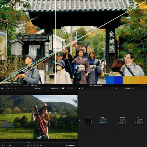 达芬奇电影级色彩控制工具整合PowerGrade节点+DCTL素材绿色版