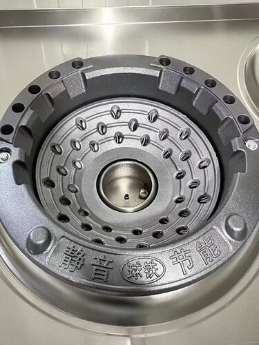 静音炉头炉盆低分呗加厚炉盆带内衬套装改装配件天然气液化气通用