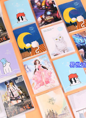 100K胶套本创意记事本便携笔记本