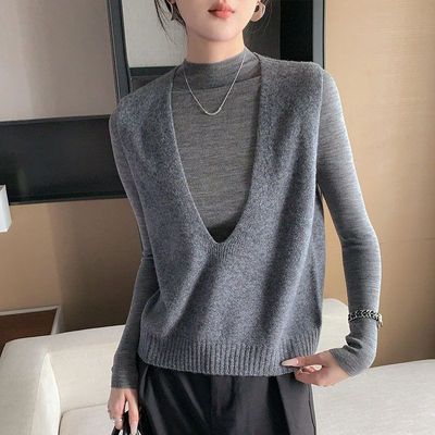 2025新款澳洲美丽诺纯羊毛背心