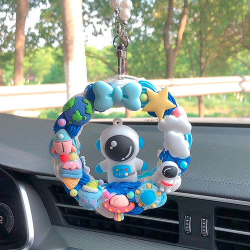 奶油胶车diy材料包卡通可爱挂件