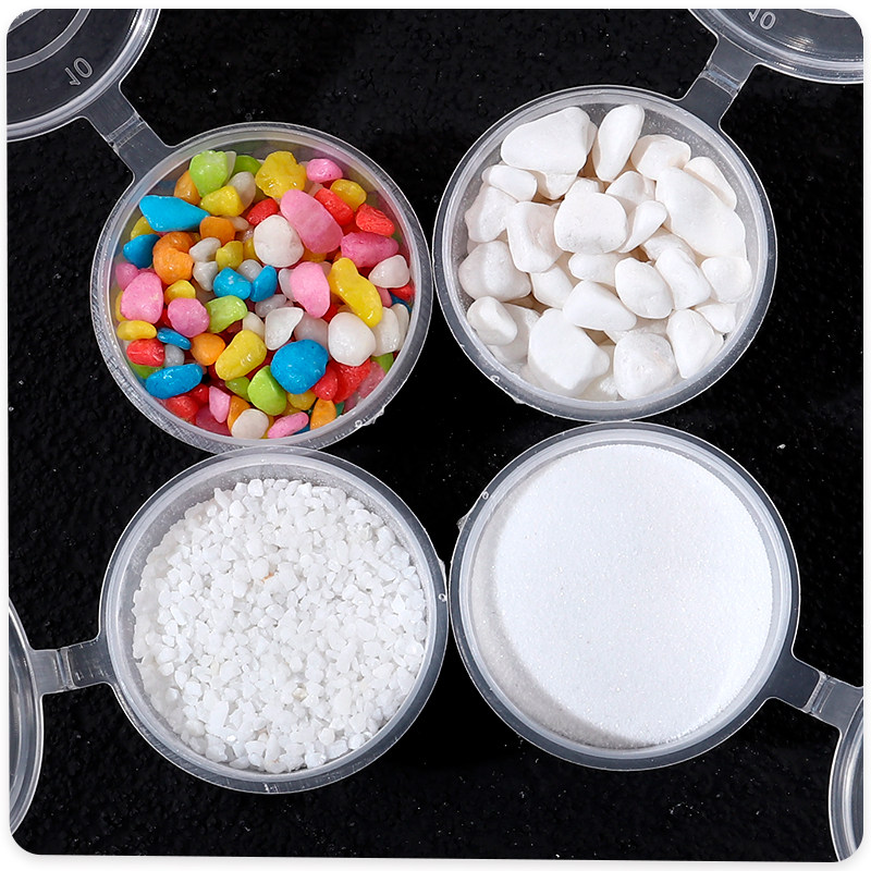 肌理白沙混合diy奶油胶瓶装调和沙白沙子瓶装 混和磨砂颗粒效果