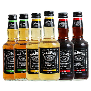 可乐味 4瓶装 柠檬味 调酒基酒 苹果味 杰克丹尼威士忌预调鸡尾酒