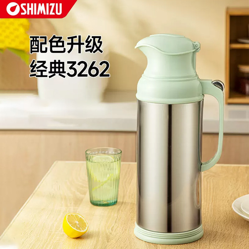 清水热水瓶保温暖水壶大容量家用不锈钢老式开水瓶学生用宿舍暖瓶