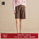 播西装 DDR2KD5642 小个子气质通勤高腰五分裤 短裤 女2024春夏新款