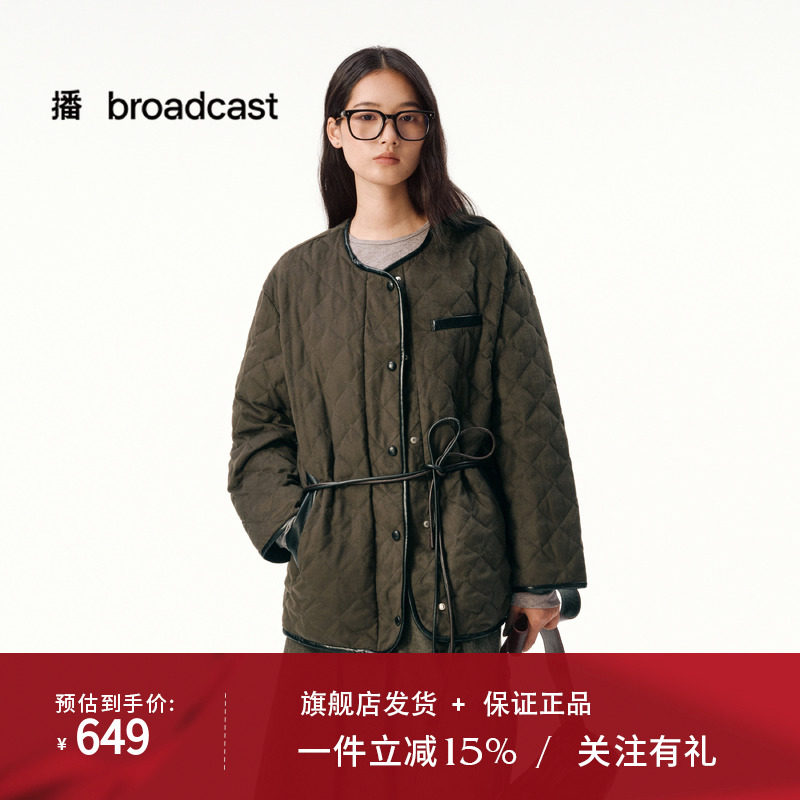 播圆领通勤休闲羽绒服短款女25秋冬新款宽松保暖外套DDS4RD5280