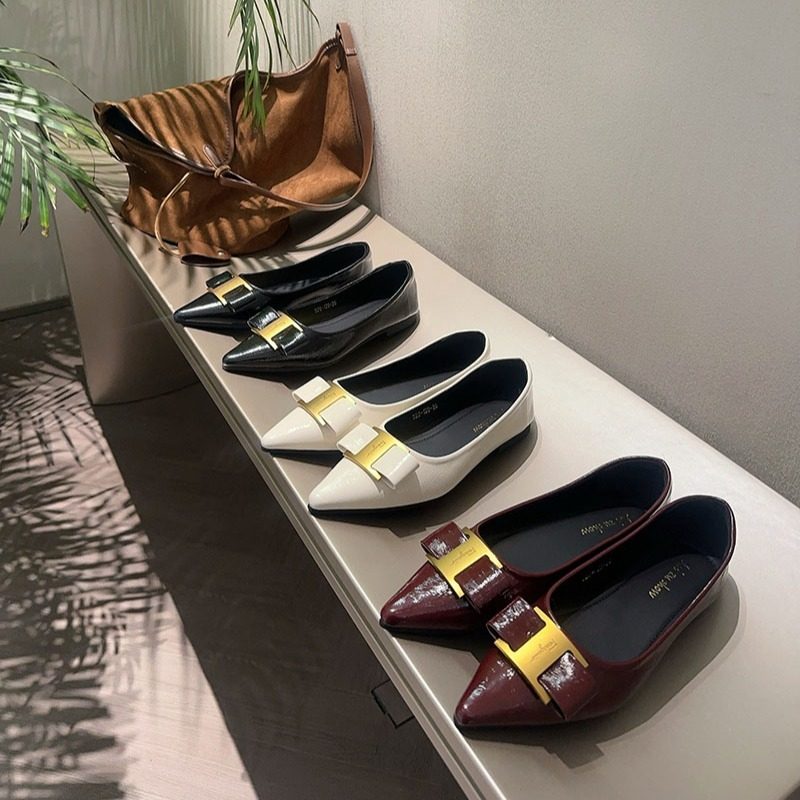 2026春季新款法式尖头平底软底单鞋女鞋配裙子温柔风百搭晚晚女鞋,女鞋,浅口单鞋,淘宝优惠券,粉丝福利购,淘宝优惠卷