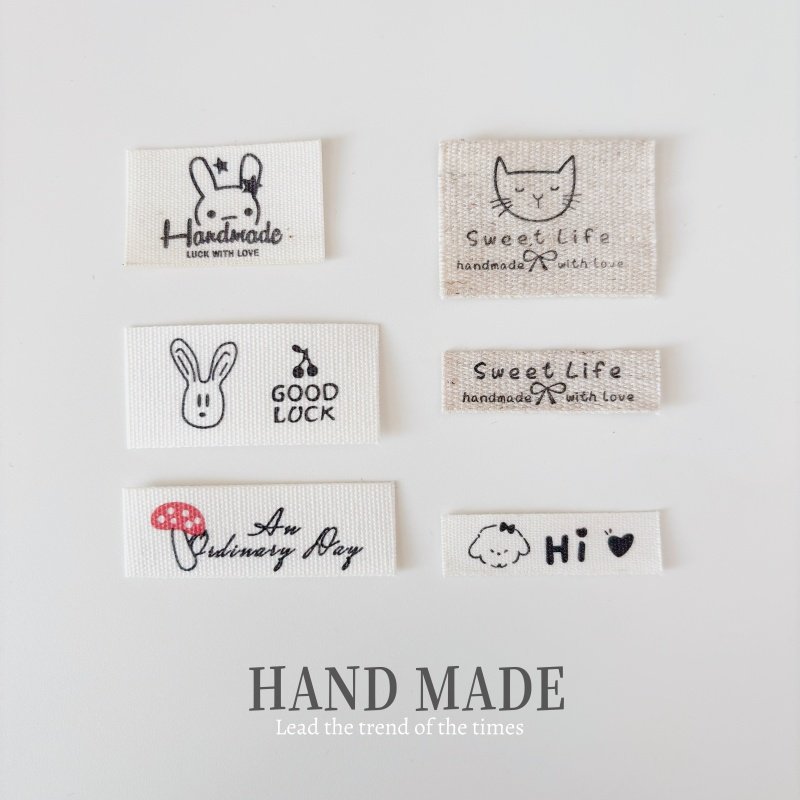 现货字母纯棉印唛布标兔子小狗小猫手工包包大肠发圈娃衣织唛辅料,居家布艺,布贴,淘宝优惠券,粉丝福利购,淘宝优惠卷