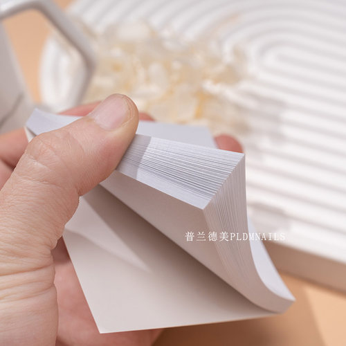 美甲调色纸一次性彩绘胶调色纸