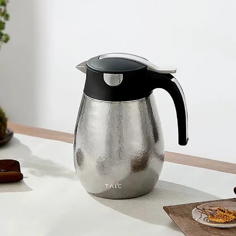 【正品带码】TAIC纯钛泡茶保温壶