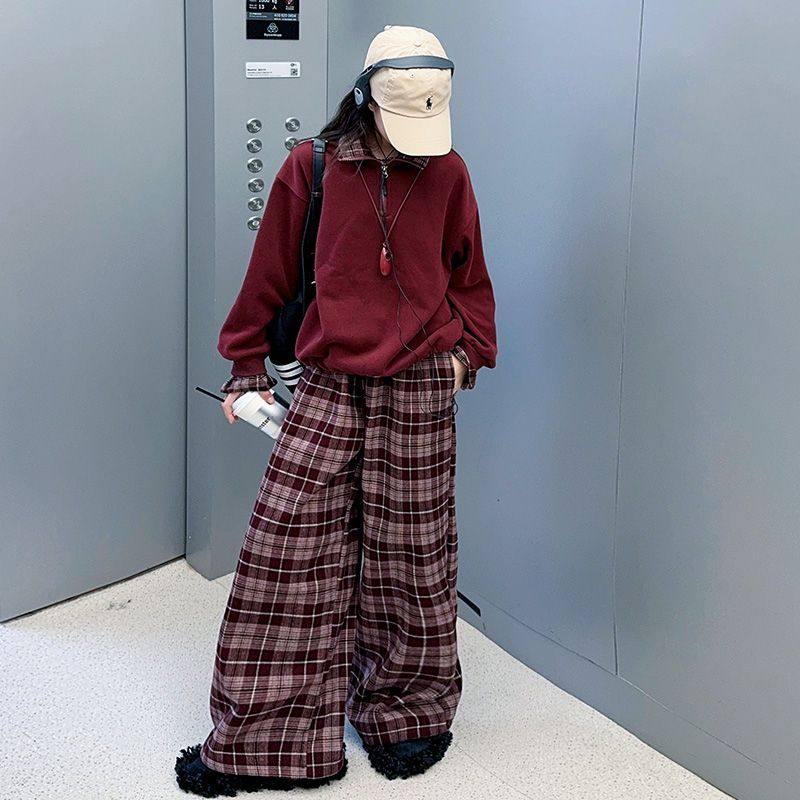 ABC女童冬装加绒套装2024新款秋冬季加厚大童卫衣阔腿裤韩系穿搭1,童装/婴儿装/亲子装,儿童运动套装,淘宝优惠券,粉丝福利购,淘宝优惠卷