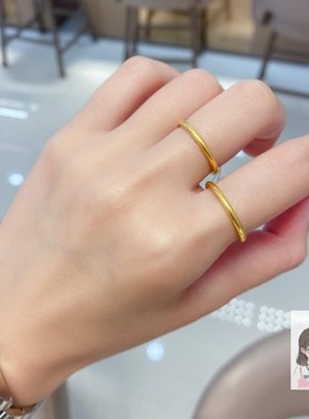 香港六福珠宝代购999磨砂足金