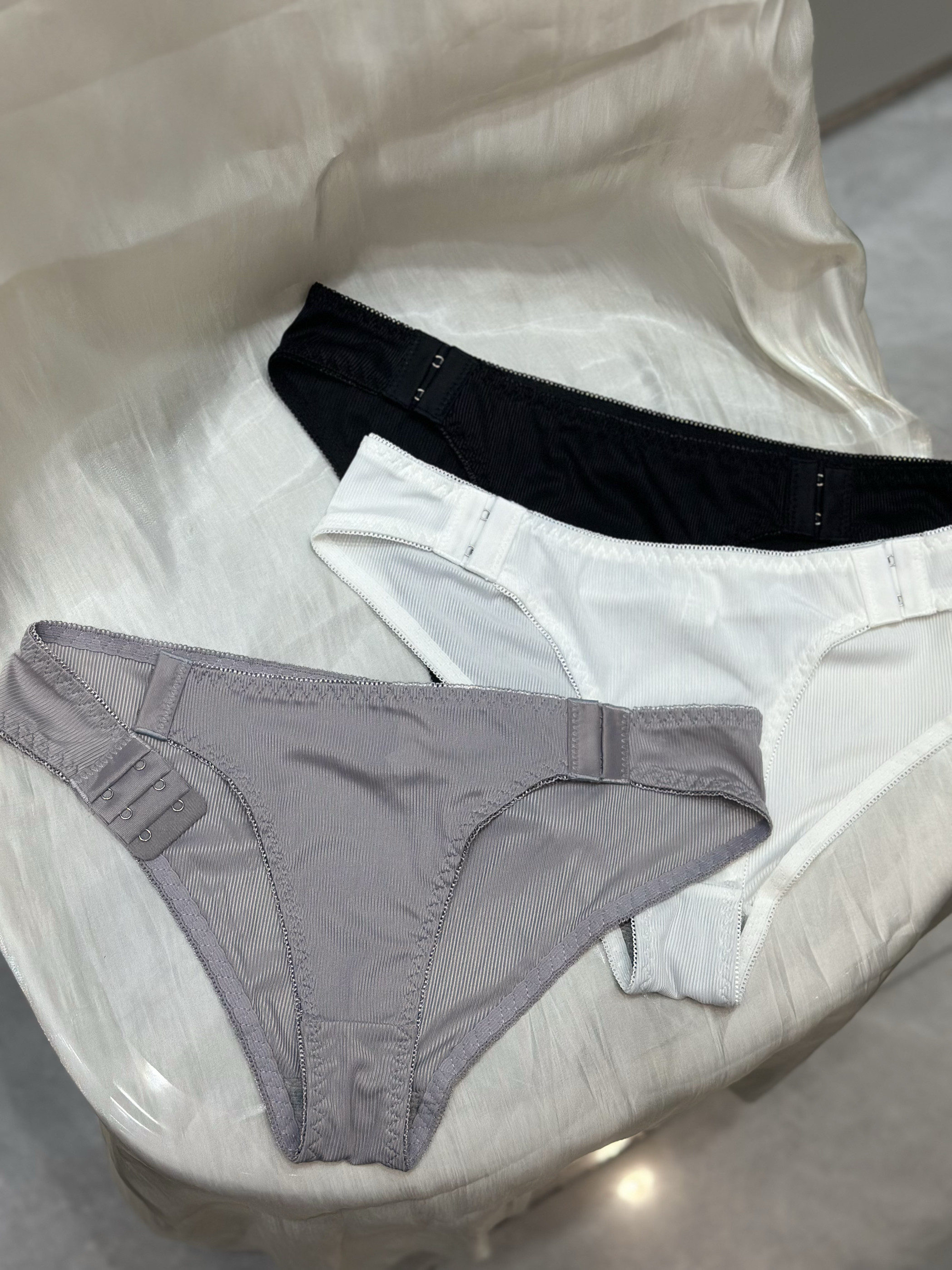 欧美新款性感双侧扣尺寸可调节螺纹内裤三角裤大码竹炭棉档多色,女士内衣/男士内衣/家居服,女三角裤,淘宝优惠券,粉丝福利购,淘宝优惠卷