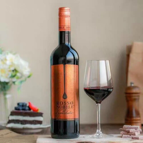 德国柔丝伯爵巧克力红酒甜味rosso nobile葡萄酒香草咖啡女士红酒
