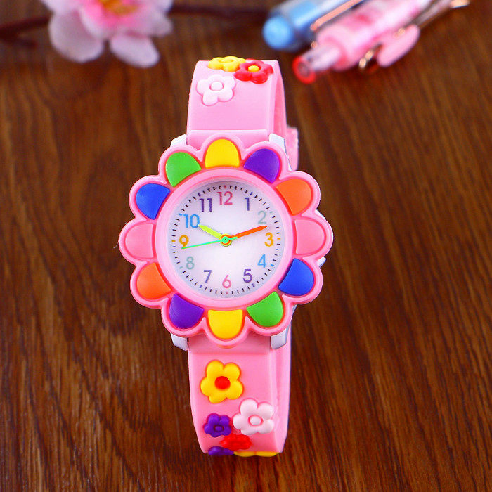 可爱儿童小花朵公主手表幼儿园宝宝电子表小学生小女孩卡通印花表,手表,国产腕表,淘宝优惠券,粉丝福利购,淘宝优惠卷