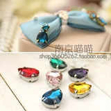 Специальная продажа скоростной стеклянной капля алмаза бурить серебряное дно -Огни.