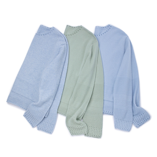 LEMAER乐玛尔 解构新生系列【绒翼宣言】100%山羊绒压纹破洞套衫