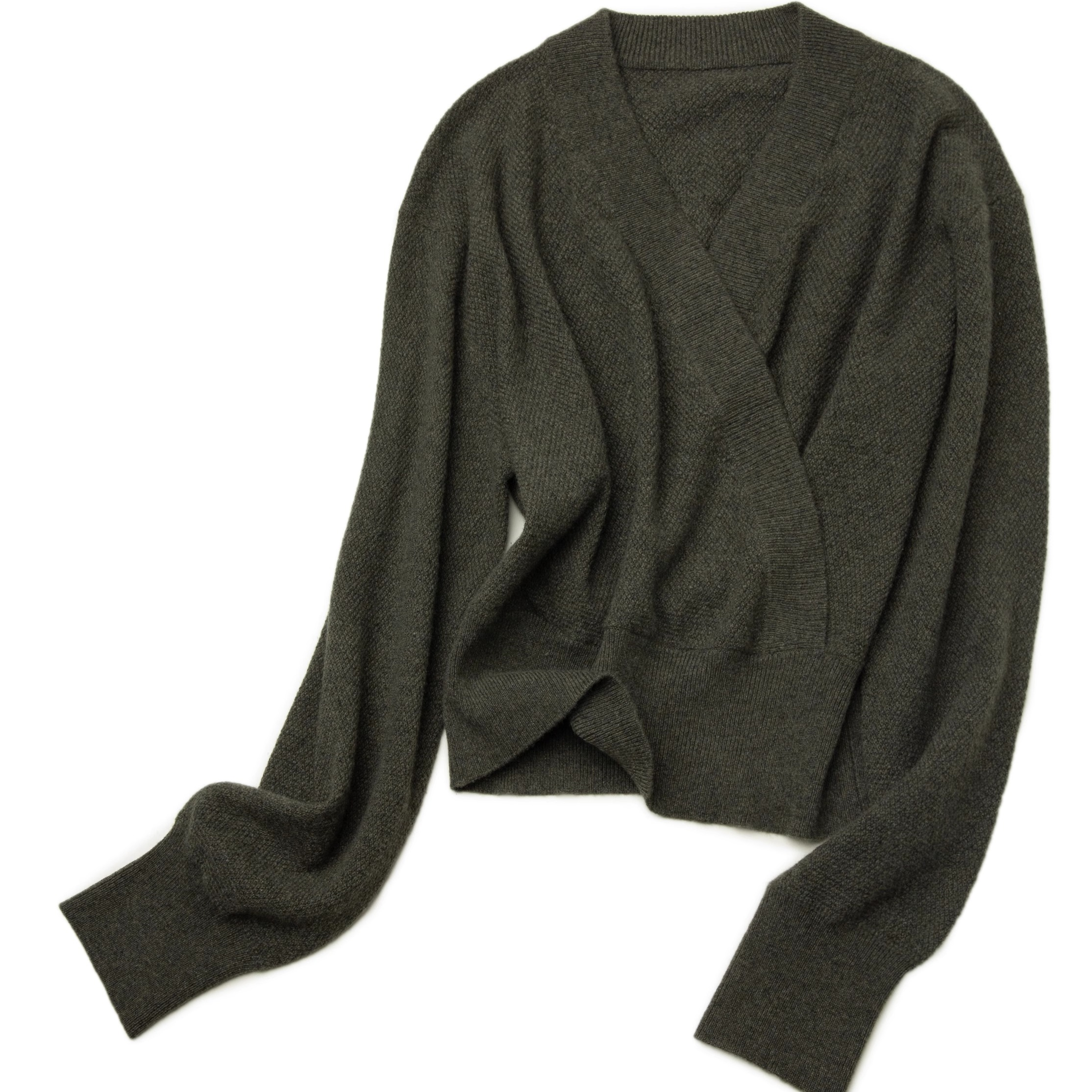 LEMAER乐玛尔 意单100%CASHMERE进口定制纱线V领交叉羊绒针织衫,女装/女士精品,羊绒衫,淘宝优惠券,粉丝福利购,淘宝优惠卷