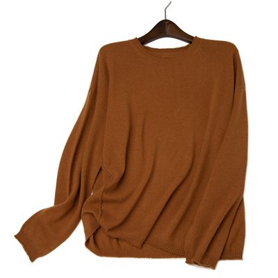 CASHMERE圆领轻盈长袖套衫