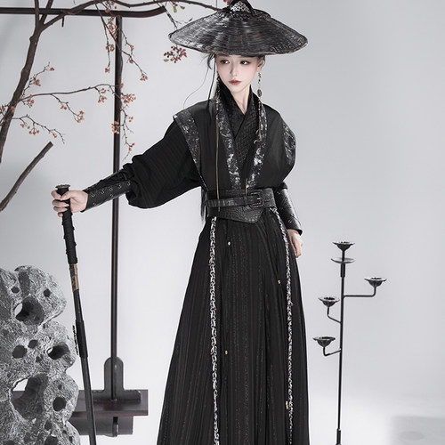 唐制改良褙子齐腰国风