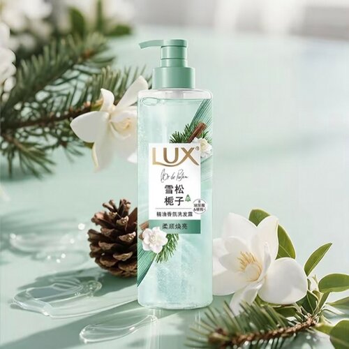 Lux力士精油香氛洗发露470ml小红帽无花果铃兰洗发水清爽垂顺