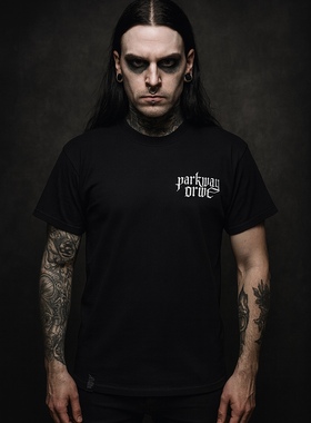 德单E@MP金属核Parkway Drive乐队摇滚朋克哥特街头黑色短袖男T恤