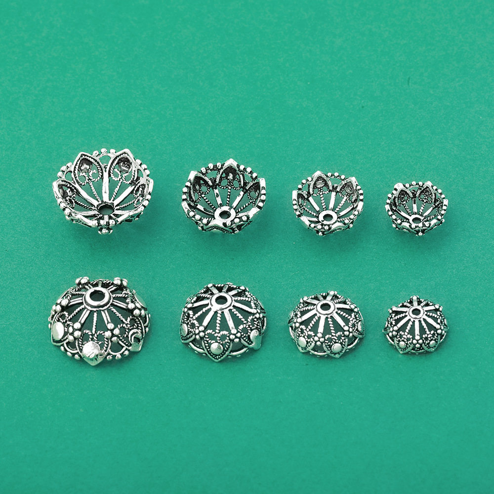 925复古diy纯银饰配件隔片镂空水晶花托文玩配饰项链花托手链串珠,饰品/流行首饰/时尚饰品新,其他DIY饰品配件,淘宝优惠券,粉丝福利购,淘宝优惠卷