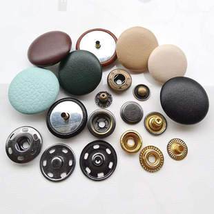 201皮衣四合扣铜钉底831皮包包按扣6孔按扣皮扣皮茄克501金属扣子