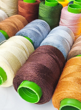 缝纫机线修补订衣服细针线浅卡其手工缝补黑白米灰色咖啡枣红302