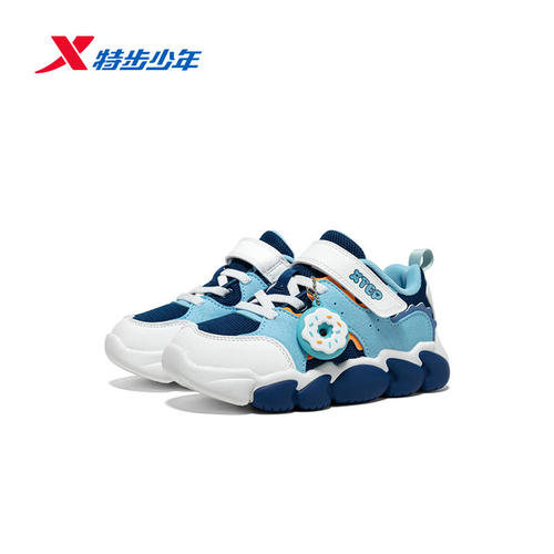 特步儿童闪灯鞋|网面休闲鞋秋季