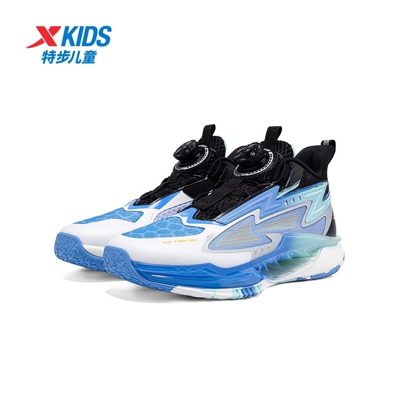 特步儿童网革透气韧弹科技运动鞋